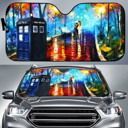 Tardis Telephone Doctor Who Auto Sun Shade Amazing