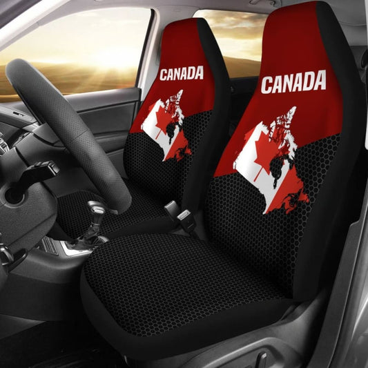 Canada Map Special Car Seat Covers