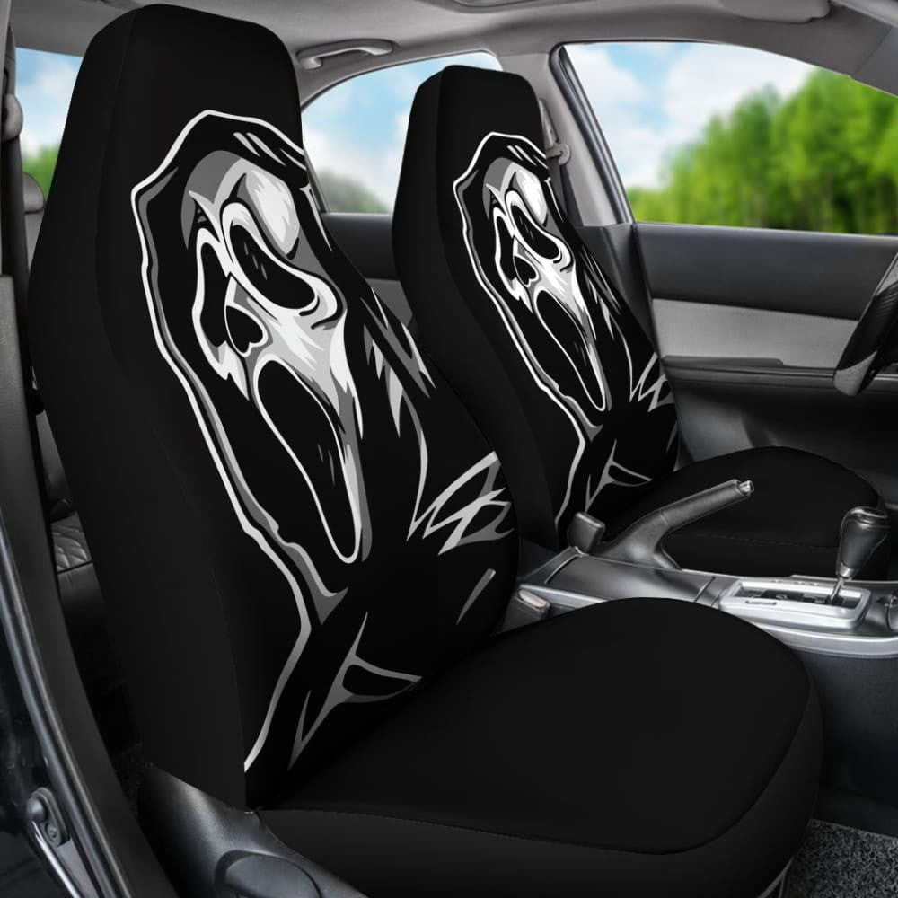 Horror Scary Ghostface Car Seat Covers