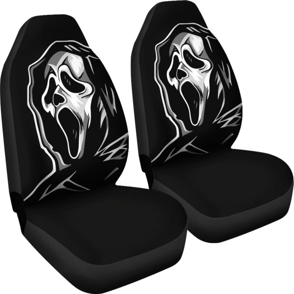 Horror Scary Ghostface Car Seat Covers