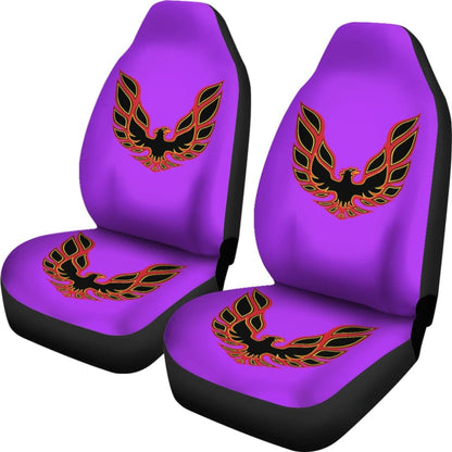 Pontiac Firebird Purple Themed Car Seat Covers Custom