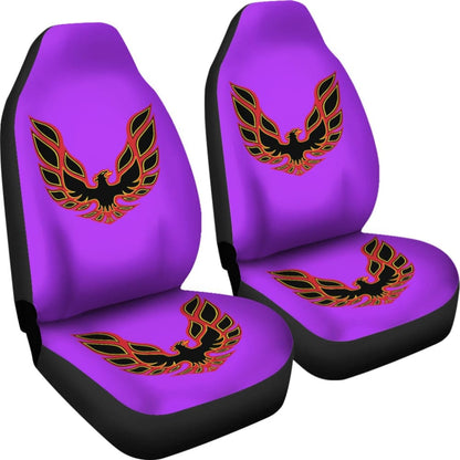 Pontiac Firebird Purple Themed Car Seat Covers Custom