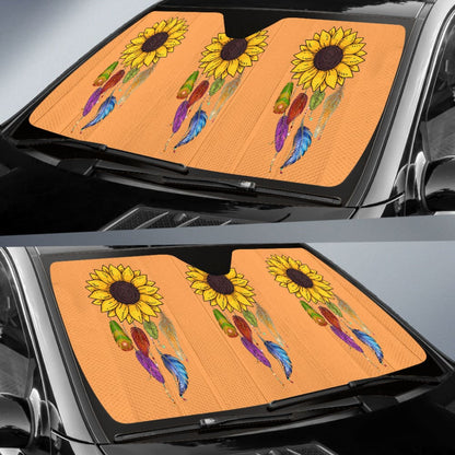 Native American Car Auto Sun Shades Custom Dreamcatcher Car Accessories