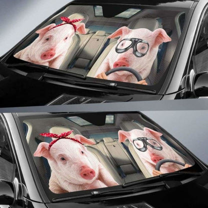 Cute Pig Auto Sun Shades