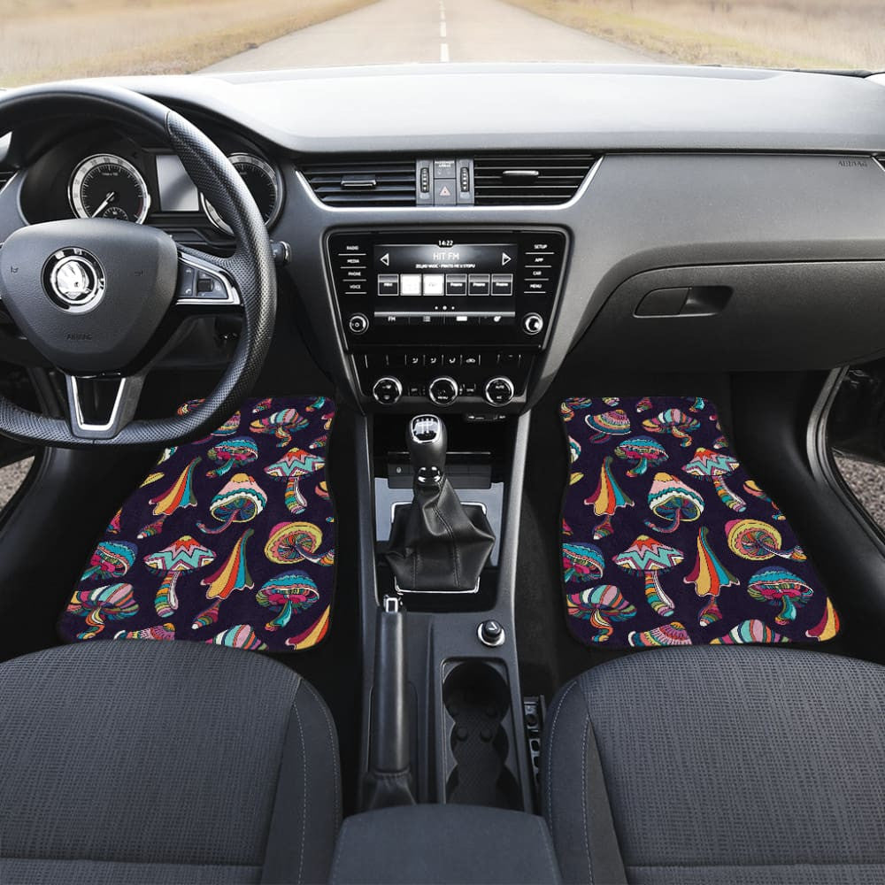 Colorful Mushroom Pattern Custom Car Accessories Car Floor Mats