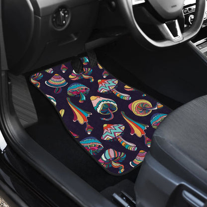 Colorful Mushroom Pattern Custom Car Accessories Car Floor Mats