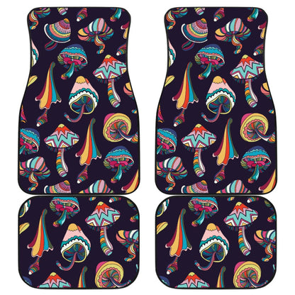 Colorful Mushroom Pattern Custom Car Accessories Car Floor Mats