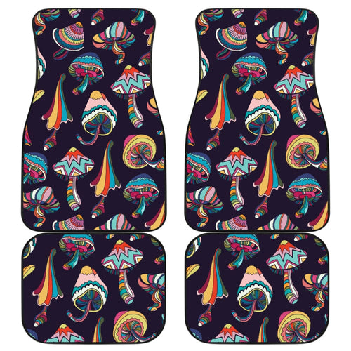 Colorful Mushroom Pattern Custom Car Accessories Car Floor Mats