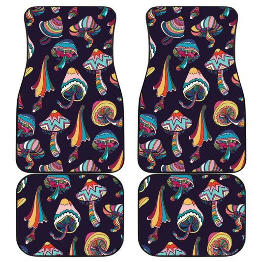 Colorful Mushroom Pattern Custom Car Accessories Car Floor Mats