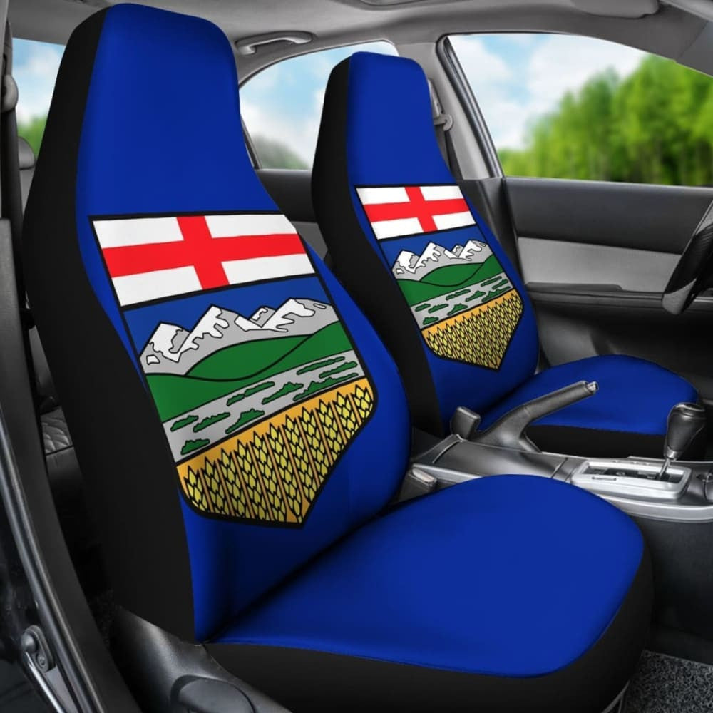 Canada Alberta Flag Car Seat Covers