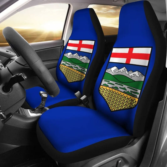 Canada Alberta Flag Car Seat Covers