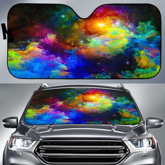 Colorful Universe Auto Sun Shade