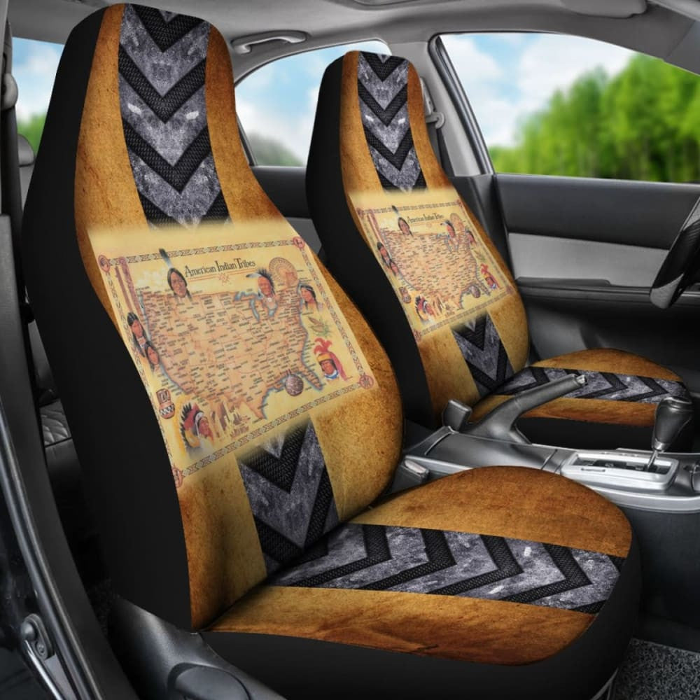 American Indian Tribes Car Seat Cover