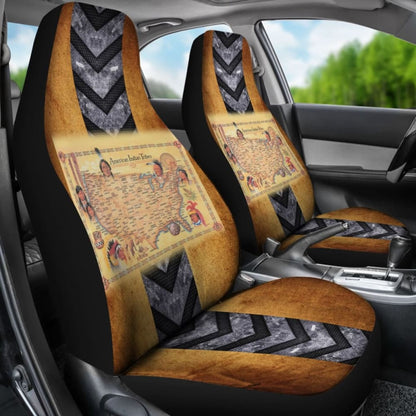 American Indian Tribes Car Seat Cover
