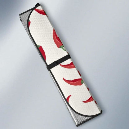 Chili Peppers Pattern Car Auto Sun Shades