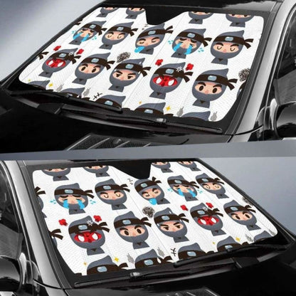 Cute Ninja Design Pattern Car Auto Sun Shades