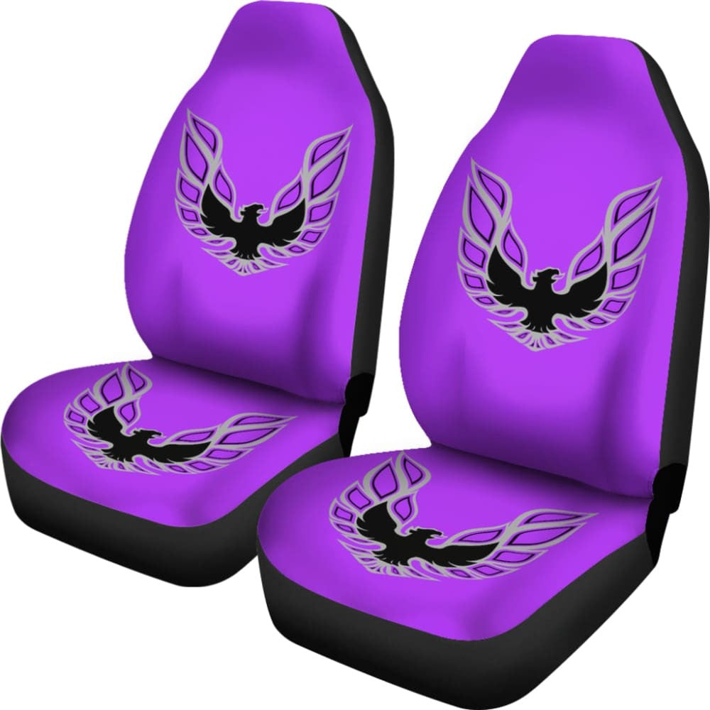 Pontiac Firebird Purple Themed Car Seat Covers Custom