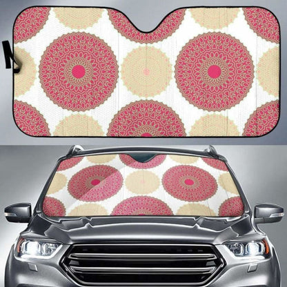 Circle Indian Pattern Car Auto Sun Shades