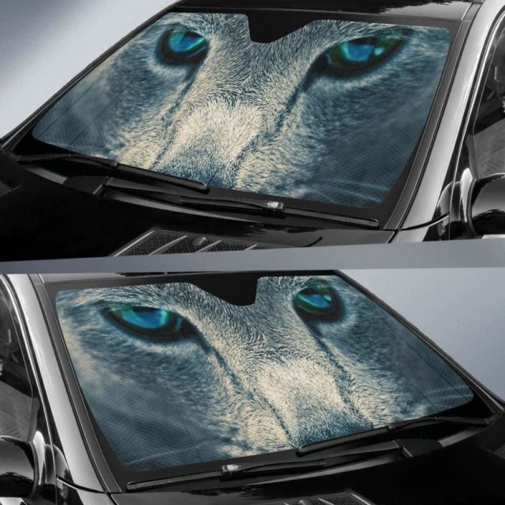 Blue Cat Eyes Car Auto Sun Shades