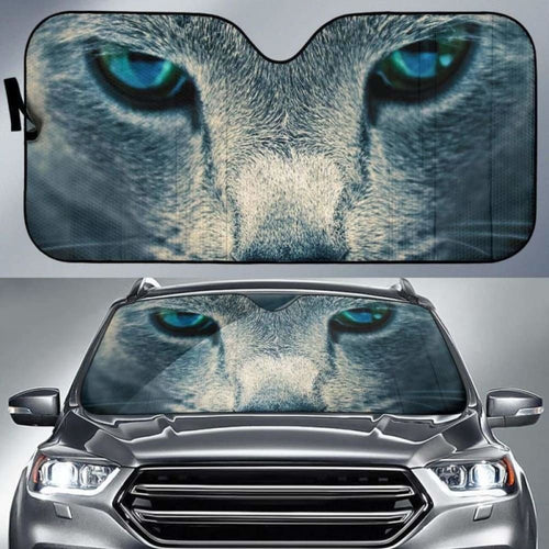 Blue Cat Eyes Car Auto Sun Shades