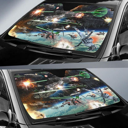 Star Wars Space Battle Car Sun Shades