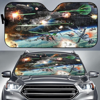 Star Wars Space Battle Car Sun Shades