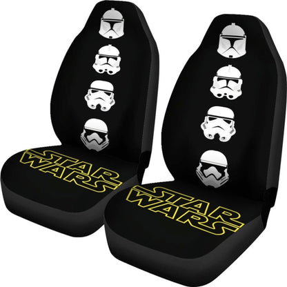 Stormstrooper Head Star Wars Car Seat Covers