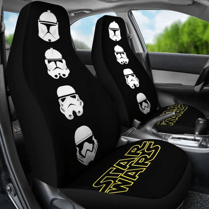 Stormstrooper Head Star Wars Car Seat Covers