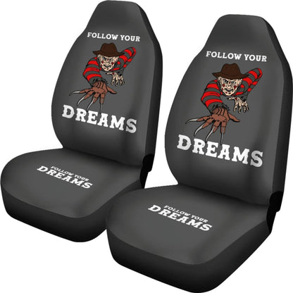 Nightmare on Elm Street Freddy Krueger Follow Your Dreams Car Seat Covers
