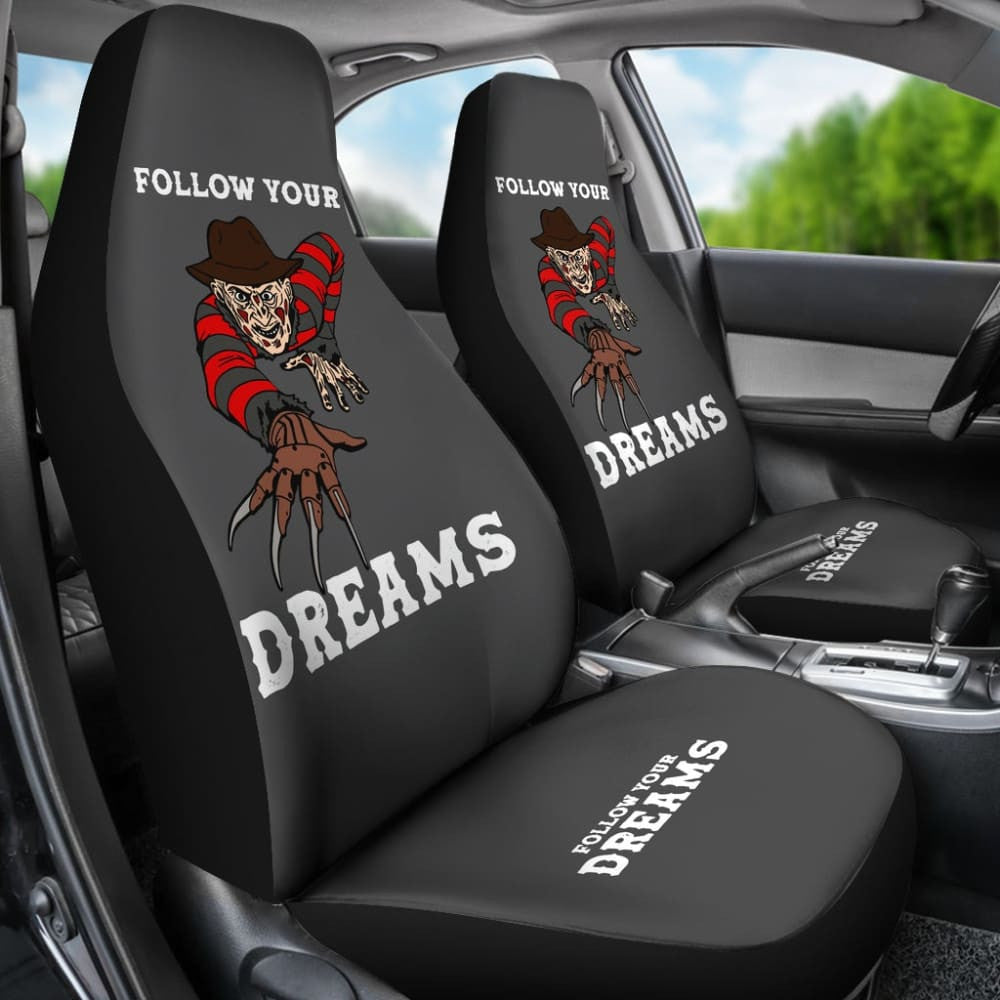 Nightmare on Elm Street Freddy Krueger Follow Your Dreams Car Seat Covers