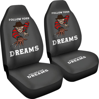 Nightmare on Elm Street Freddy Krueger Follow Your Dreams Car Seat Covers