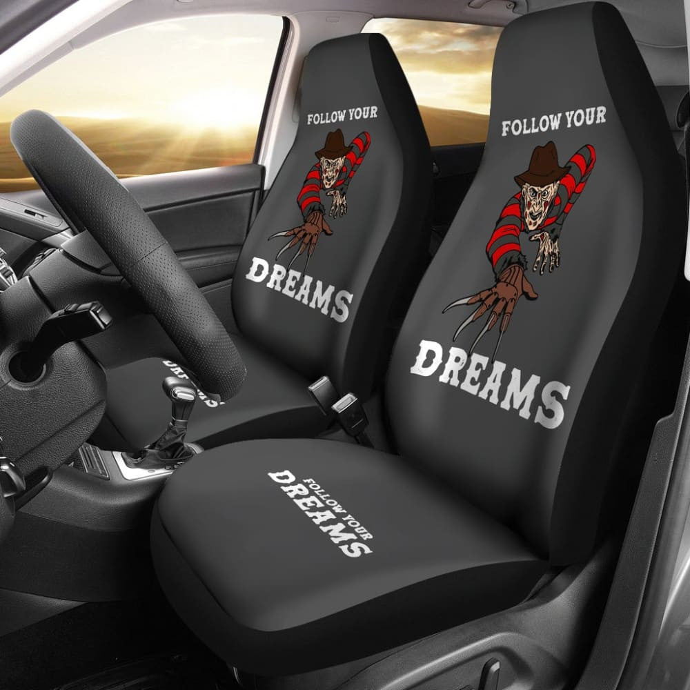 Nightmare on Elm Street Freddy Krueger Follow Your Dreams Car Seat Covers