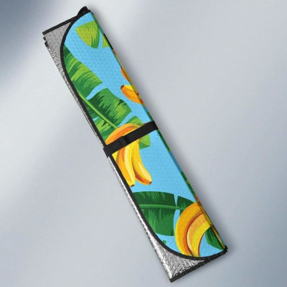 Banana Leaves Banana Design Pattern Car Auto Sun Shades