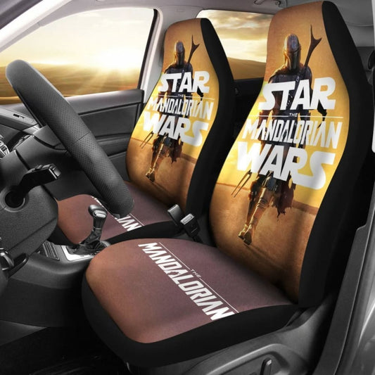 Star Wars Mandalorian Car Seat Covers Fan Gift Idea