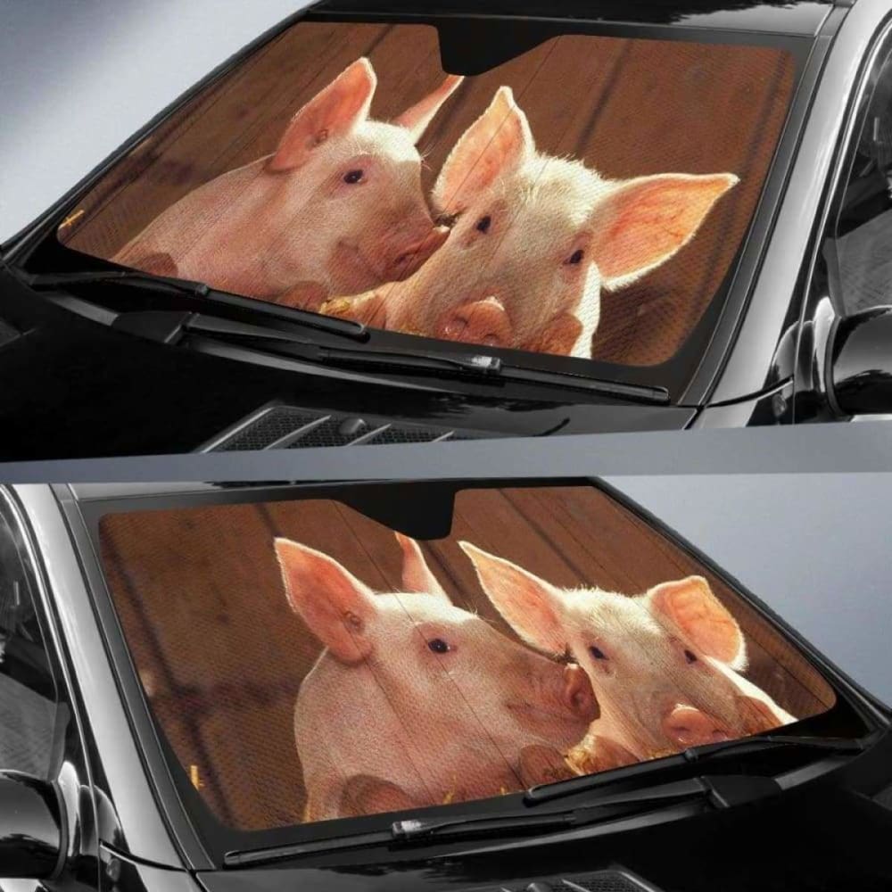 Pig Car Auto Sun Shades