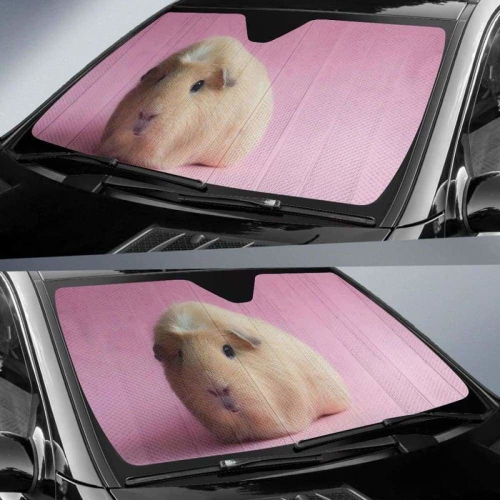 Pink Guinea Car Sun Shades