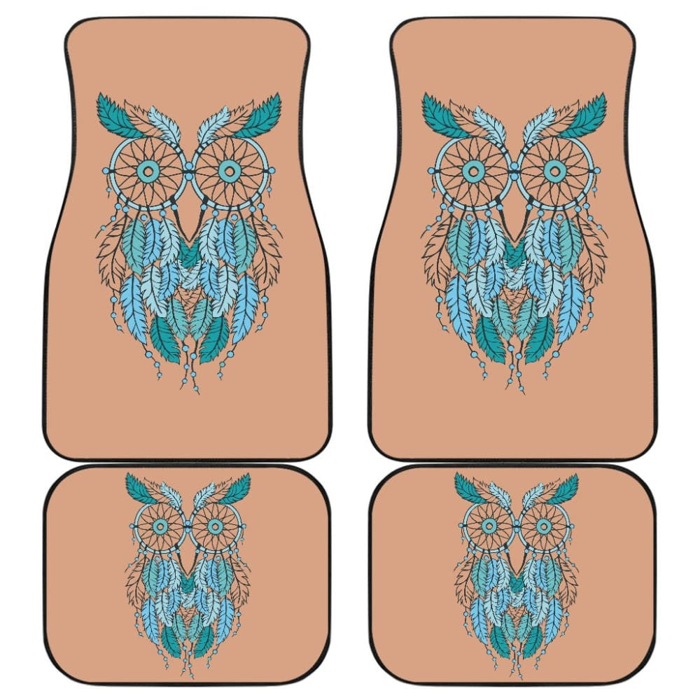 Owl Dreamcatcher Native American Inspired Car Floor Mats