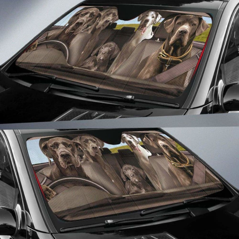 Great Dane Dogs - Auto Sun Shade