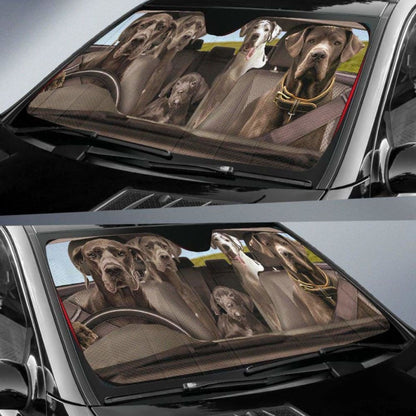 Great Dane Dogs - Auto Sun Shade