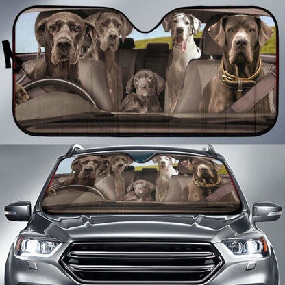 Great Dane Dogs - Auto Sun Shade