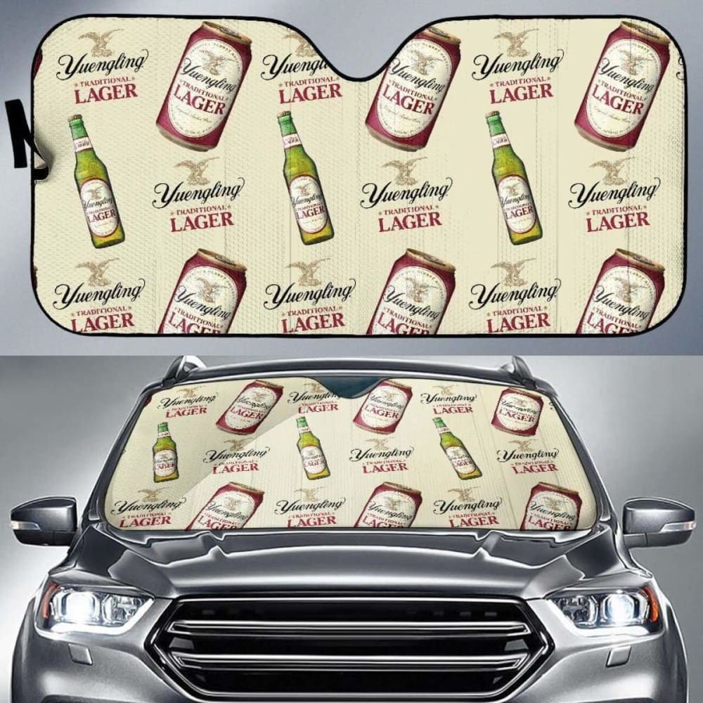Yuengling Lager Car Sun Shade Auto Sun Visor For Beer Lover