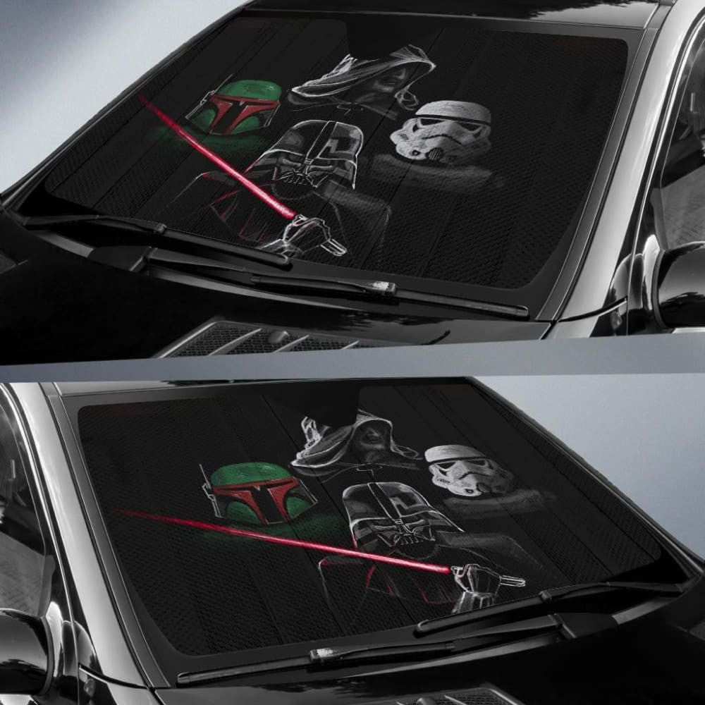 Star Wars X Queen Car Sun Shades