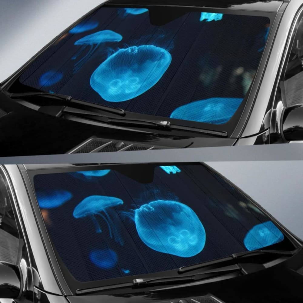 Jellyfish UnderwaterK Car Sun Shade