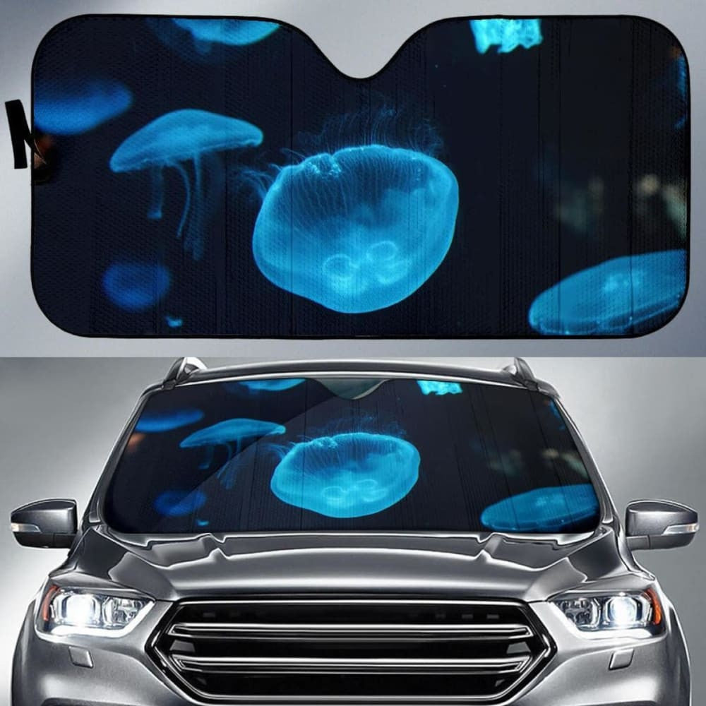 Jellyfish UnderwaterK Car Sun Shade