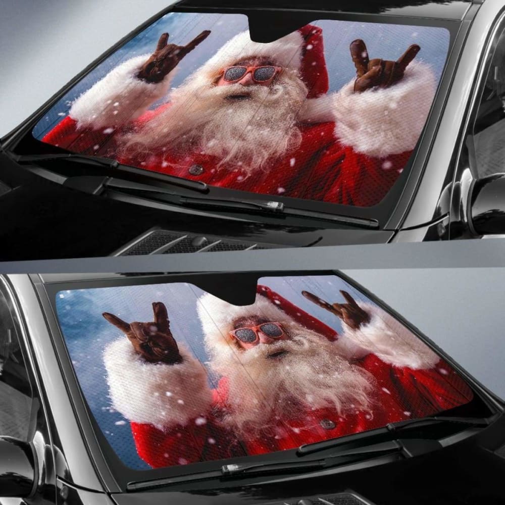 Funny Santa Sun Shade Amazing Best Gift Ideas