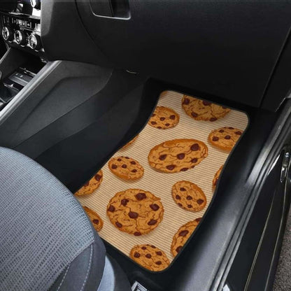 Cookie Pattern Front And Back Car Mats