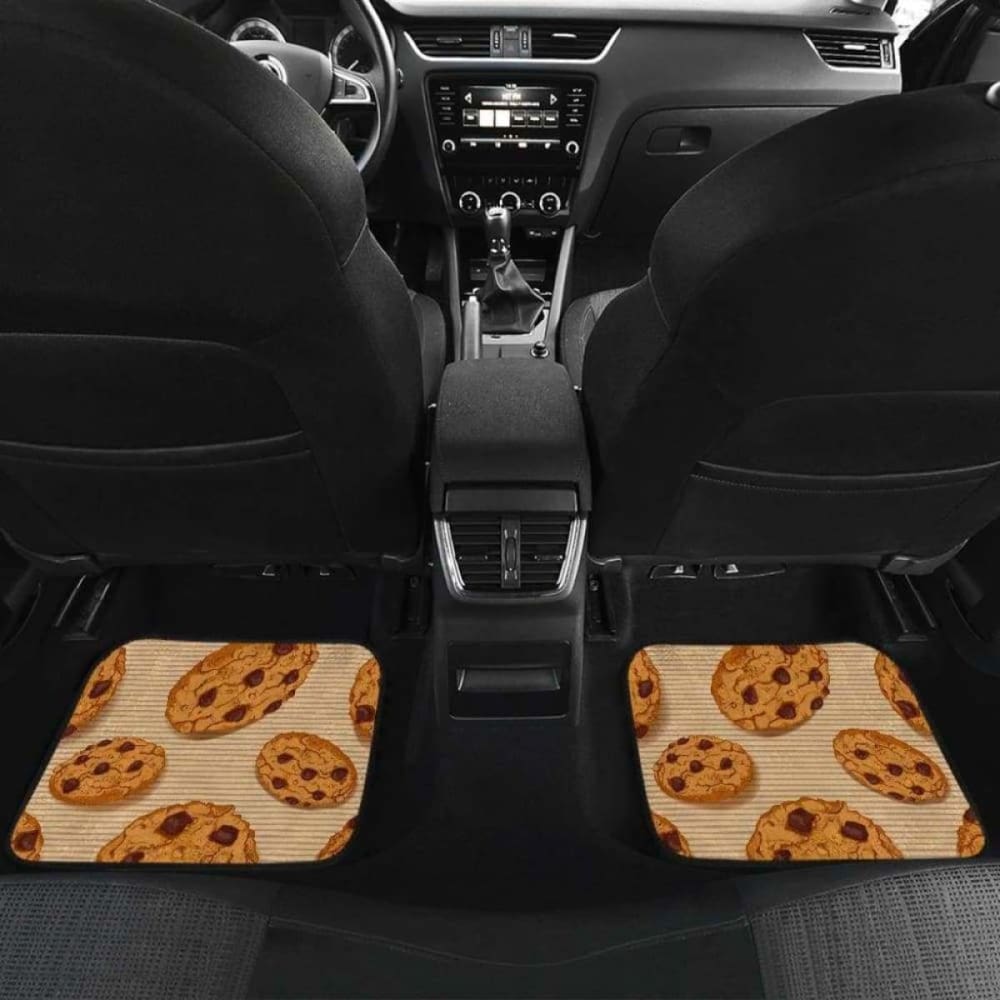 Cookie Pattern Front And Back Car Mats