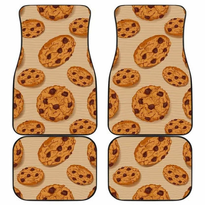 Cookie Pattern Front And Back Car Mats