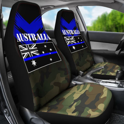 Australia Flag Car Seat Covers The Thin Blue Line
