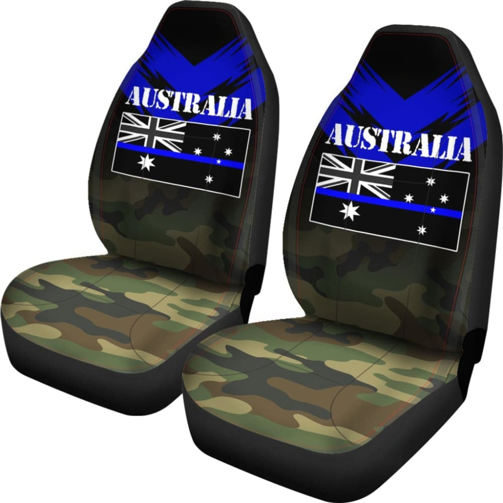 Australia Flag Car Seat Covers The Thin Blue Line